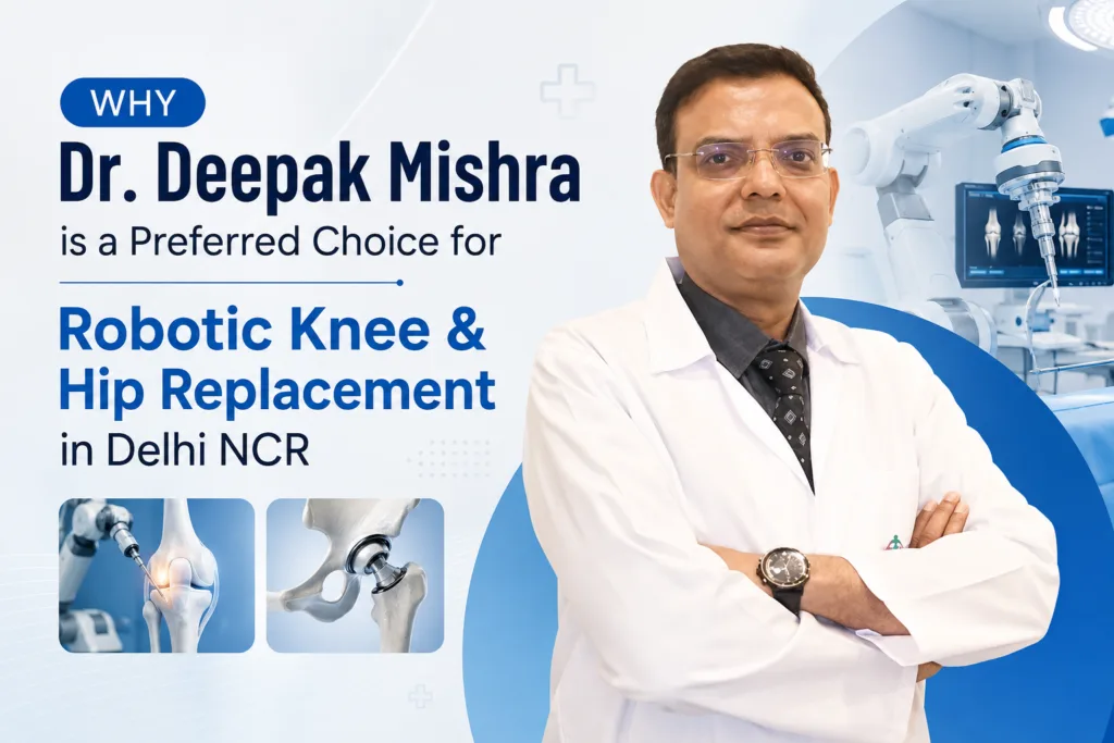 Why Dr. Deepak Mishra is a Preferred Choice for Robotic Knee & Hip Replacement in Delhi NCR