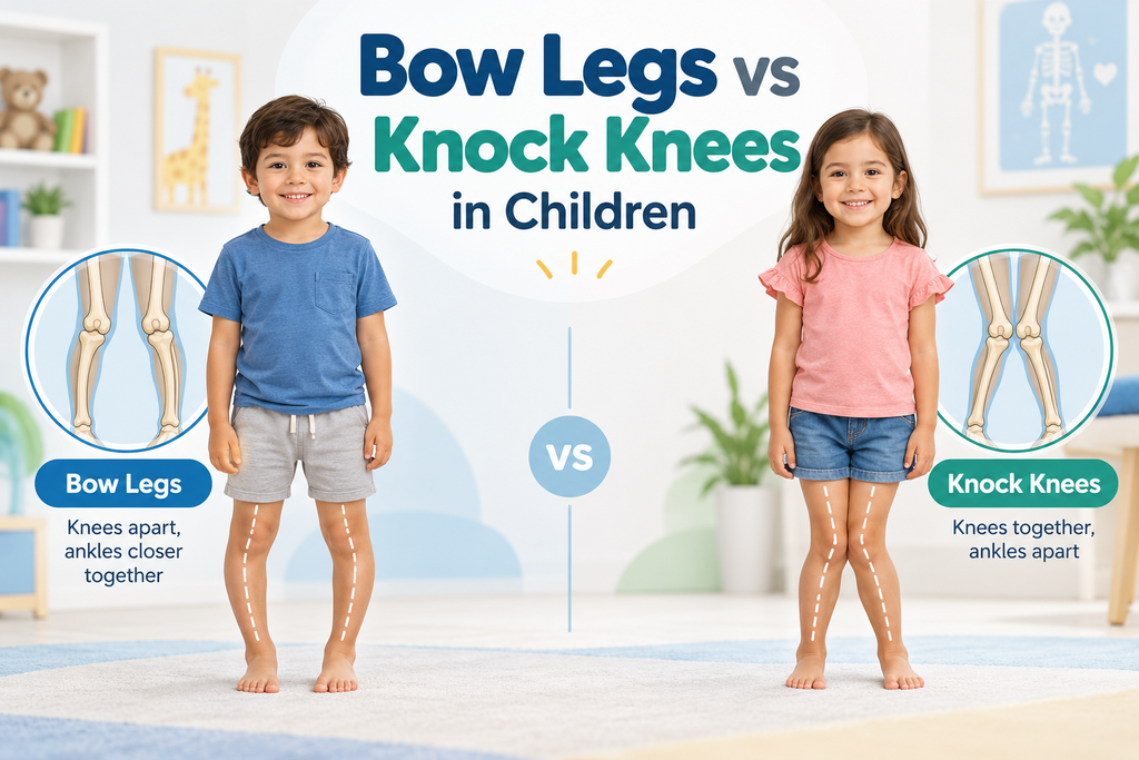 Bow Legs vs Knock Knees in Children: Causes, Symptoms, Differences & Treatment